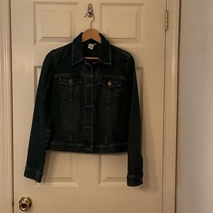 LOFT Dark Blue Jean Jacket